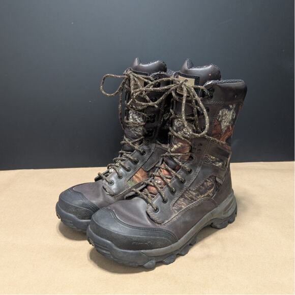 Red Wing Irish Setter King Toe Camo Leather Work Boots Lace Up Hunting Camping - Picture 1 of 8